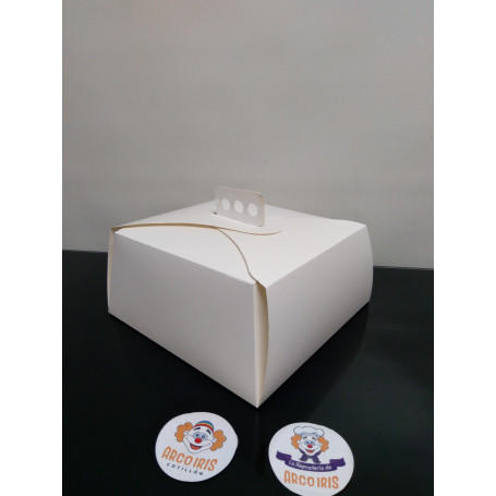 Caja Torta 26x26x13 X 10 +10-5% - Blanca