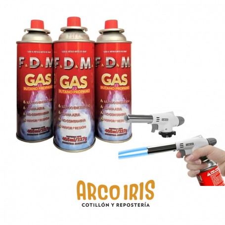 Gas F.d.m. Cartucho Descartable De Gas Butano/propano   -405 Ml