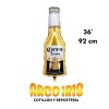 Mylar 36 Botella Cerveza Metal Xu - 92 Cm - Globo Metalizado Papel-corona-