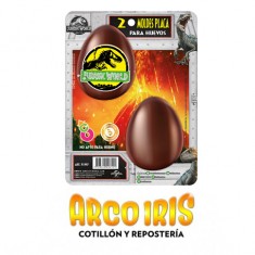 Jurassic Placas Huevos N10 X 2 Moldes - Proximamente Blister                                             Pascua