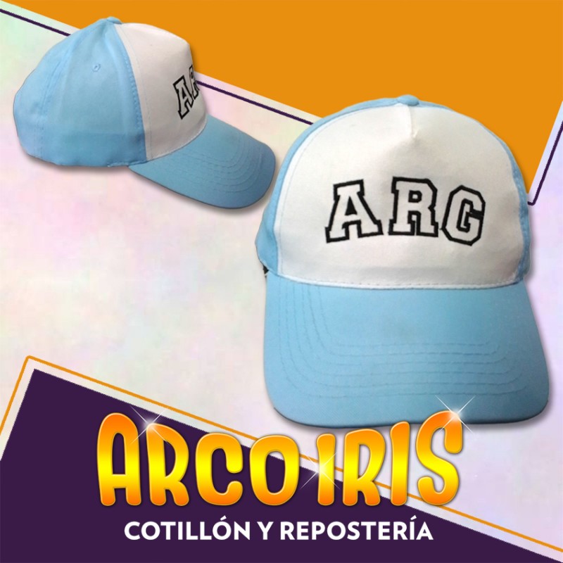 Gorro Cowboy Argentina Xu - Mundial-bandera- - Cotillón Arco Iris