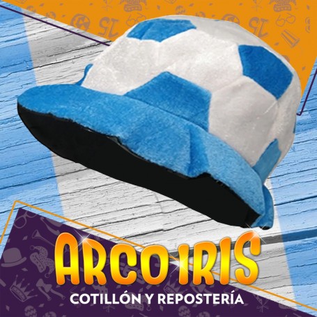 Gorro Cowboy Argentina Xu - Mundial-bandera- - Cotillón Arco Iris