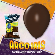 Globo Estandar 12 X 50 - Chocolate / Marron Globox