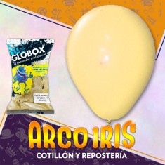 Globo Pastel 12 X50 Amarillo -globox
