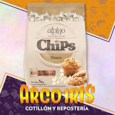 Choc Chips Gotitas Blancas Lodiser X Kg.. Alpino    Chips-gotas