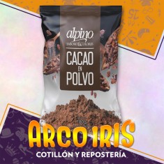Cacao Amargo Alpino X 180 G - Primera Calidad - Envasado En Origen - Lodiser