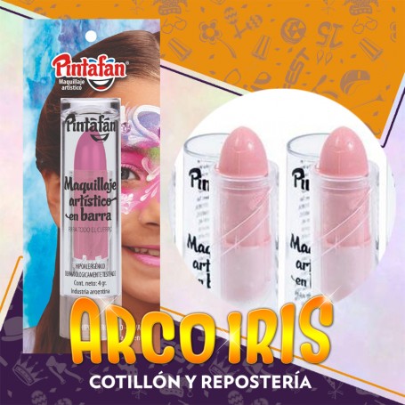 Maquillaje Barra Rosa Bb X U - Blister- Labial- Pintafan