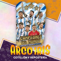 Afa Piñata De Carton Xu - Seleccion Argentina                                       Mundial Futbol