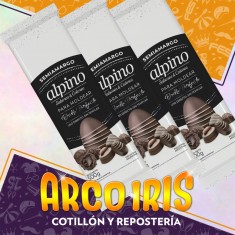 Chocolate Alpino Tabletas X 3 Kg.s.amargo Lodiser -                        Chocweb Pascua San Valentin