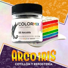 Color Mix  Kit Arco Iris X 60 Gs X U.6 Colores-sabor Vainilla-color Y Sabor