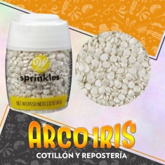 Sprinkles Confeti Blanco X 60 Gs. Wilton-glod Crowns
