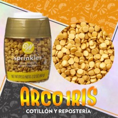 Sprinkles Confeti Dorado X 60 Gs. Wilton-glod Crowns