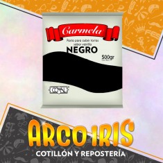 Coral Pasta Color X 500 G. Negra +14 -5% - Mas De 14 Un 5% Menos - Carmela Promo Por Cantidad