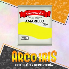 Coral Pasta Color X 500 G. Amarilla +14 -5% - Mas De 14 Un 5% Menos - Carmela Promo Por Cantidad