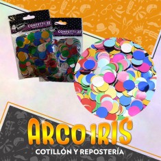 Confeti Circulos Multicolor Metal X 20 G Dilax-