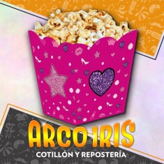 Girl Caja Multiuso X6 - Pop Corn - Pochoclera -                                          Otero Festcopack