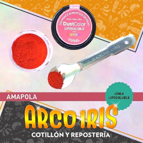 Dust Color Lipo Amapola X U.colorante Polvo Liposoluble                           Pascua