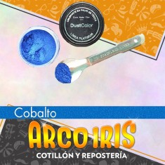 Dust Color Platinum Cobalto Nacarado X U.  - Colorante Polvo Liposoluble                           Pascua