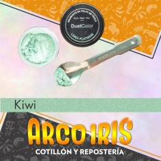 Dust Color Platinum Kiwi Nacarado X U.  - Colorante Polvo Liposoluble                           Pascua