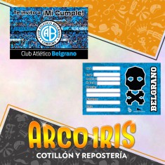 Belgrano Invitacion X 10 -                                                                                        Otero