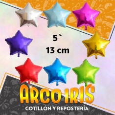 GLOBO STITCH CON ARCOIRIS 45 cm. - GRULLA COTILLÓN