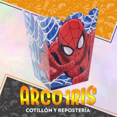 Spiderman Pochoclera X 6 -                                                                                  Hombre Araña
