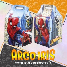 Spiderman Caja Feliz X 6 - Sorpresa Grande                                              Hombre Araña