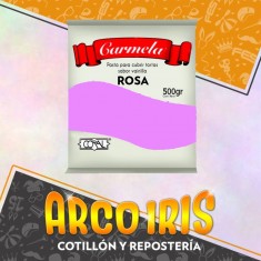 Coral Pasta Color X 500 G. Rosa +14 -5% - Mas De 14 Un 5% Menos - Carmela Promo Por Cantidad