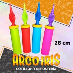 Inflaglobo 28cm.party Store Tricolor Premium X U Doble Accion