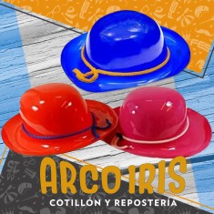 Coya Sombrero Plastico Xu - Colores C/cordon                                       Vestimenta Patrio