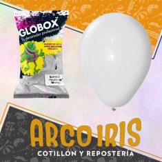 Globo Perlado 18 X 10u Blanco - Globox