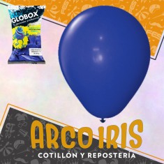 Globo Estandar 20 X 10u Azul - Globox