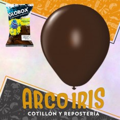 Globo Estandar 20 X 10u Chocolate - Globox