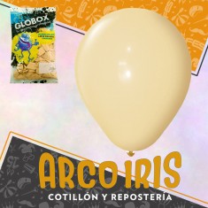 Globo Estandar 20 X 10u Latte Cream - Globox