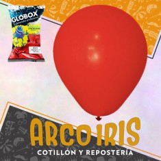 Globo Estandar 20 X 10u Rojo - Globox