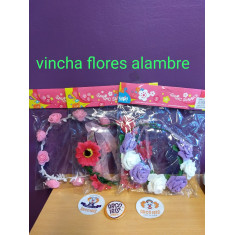Vincha Flores Alambre X U. Vs Modelos Y Colores-spring Summer-
